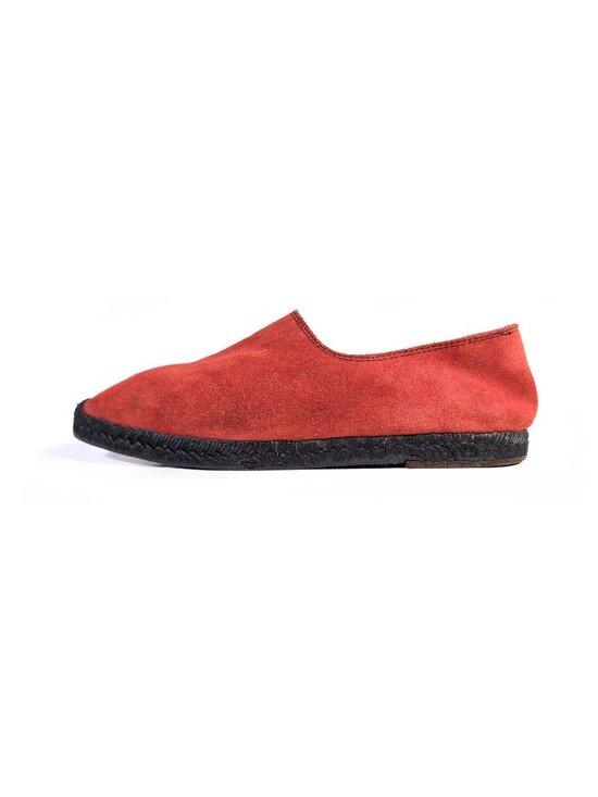 YSL Shoes Red Suede Espadrilles Loafers Womens Size 6.5 main image 11